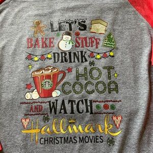 Next Level Apparel Tops - Hallmark Christmas Movies Raglan Tee Next Level Apparel Tops - Hallmark Christmas Movies Raglan Tee